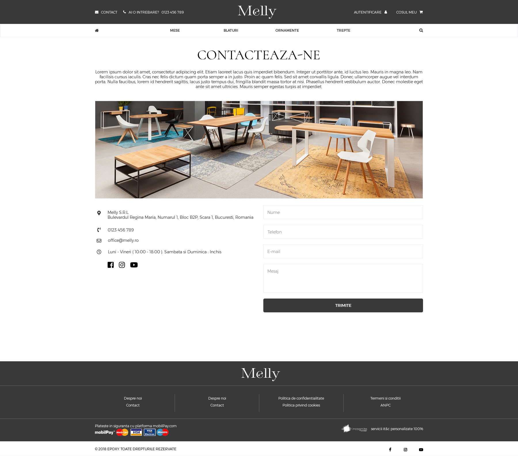 Melly Contact Bootstrap3 1170px