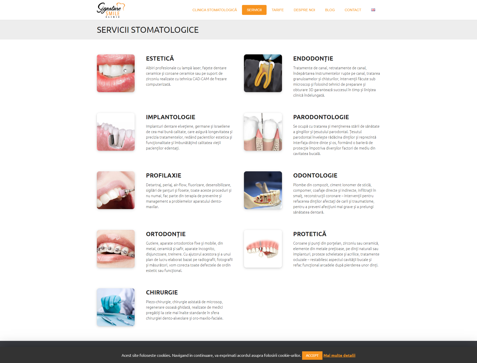 Signature Smile Servicii