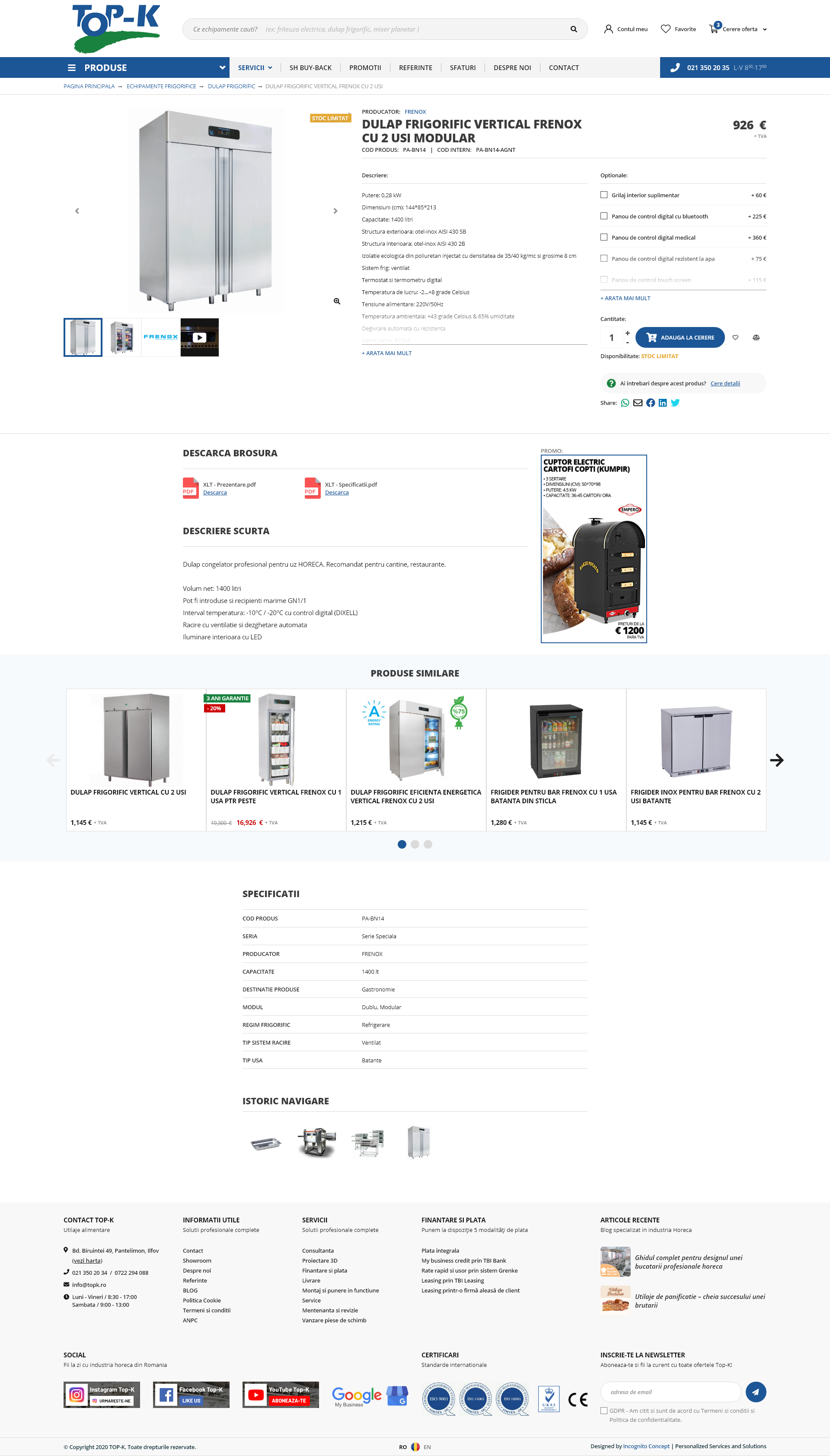 Produs Dulapfrigorific