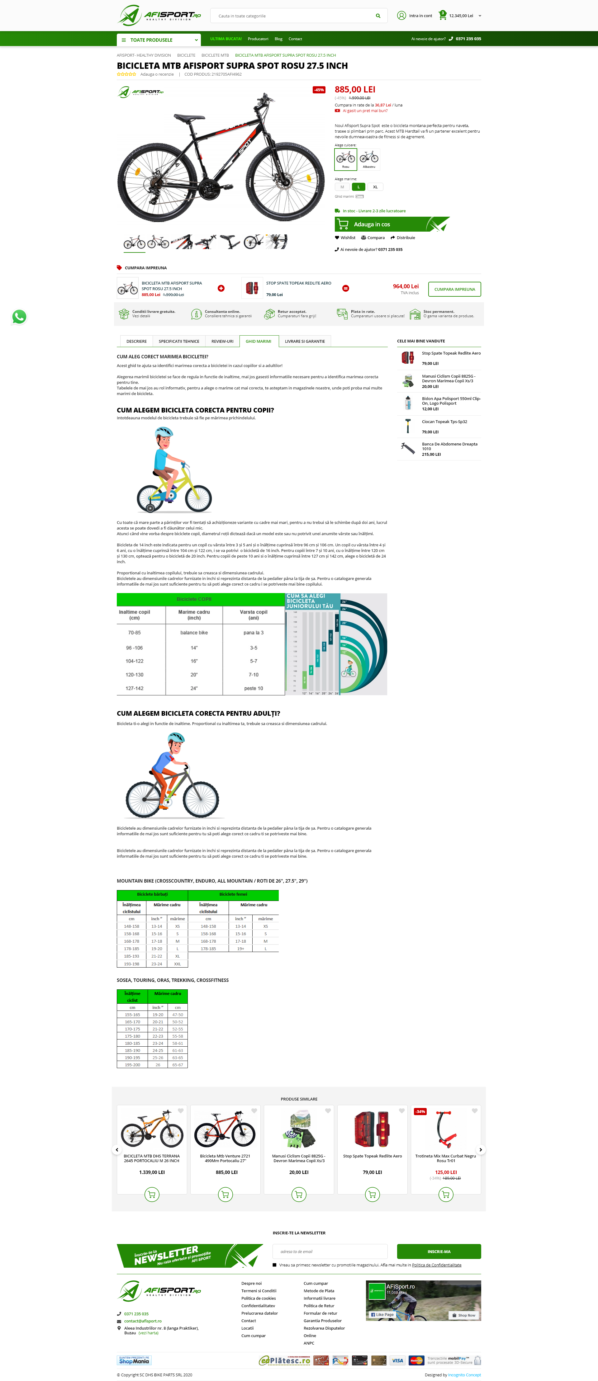 Produs Bicicleta – 1