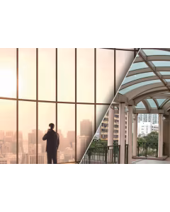Folie Adezivă Potecție Solară Reflectiv SOL 332 Exterior