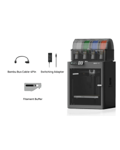 Bambu Lab P1S Printer 3D-AMS 2 Pro Combo + Buffer