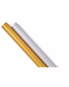 Fabriano Hârtie Kraft Gold And Silver Collection, Hârtie de Împachetat Premium, Culoare Auriu și Argintiu, 60g