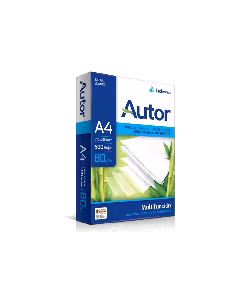 Autor, Hârtie Copiator Albă A4, Din Trestie de Zahăr, 80g/Mp, 500 Coli/Top