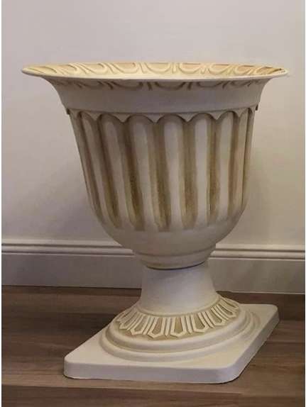 Vază Roma din Plastic Ivory – Înălțime 50 cm, Cod 2926