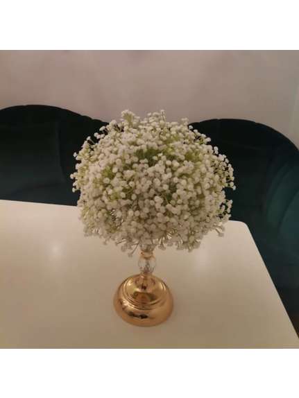Aranjament din Gypsophila – Floarea Miresei 50 cm diametru 