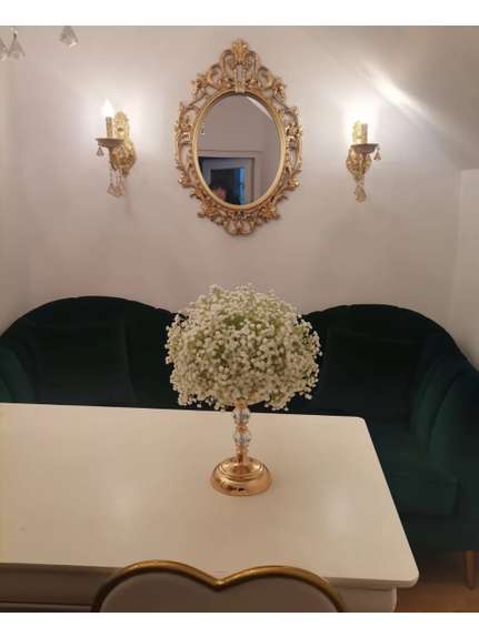Aranjament din Gypsophila – Floarea Miresei, diametru 35 cm