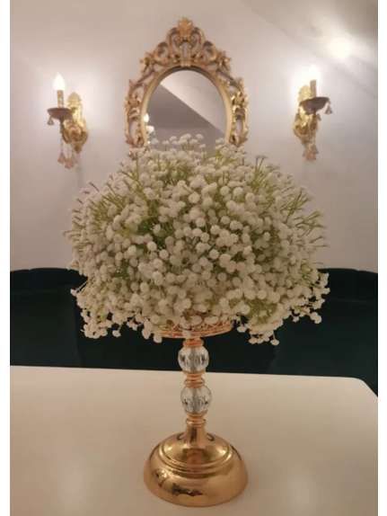 Aranjament din Gypsophila – Floarea Miresei, diametru 45 cm