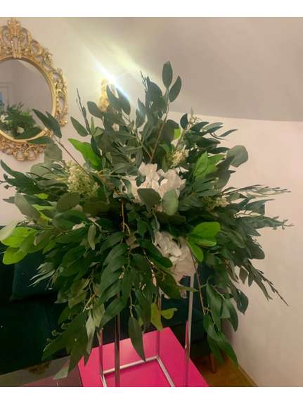 Aranjament Greenery diametru 40 cm.