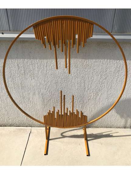 Arcadă Cerc cu Model – Auriu