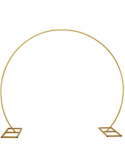 Arcadă Rotundă Aurie B912G – Suport Elegant pentru Decoruri de Eveniment
