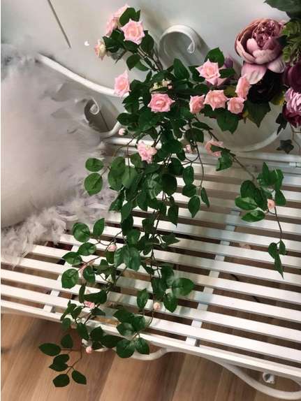 Buchet ghirlanda trandafir roz