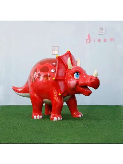Figurina Dinozaur Rosu