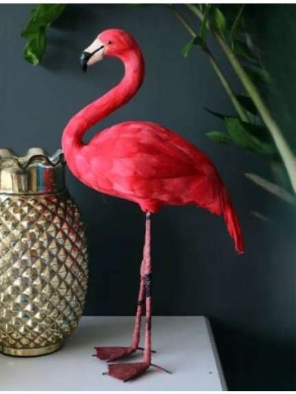Flamingo Decorativ Fucsia – 56 cm
