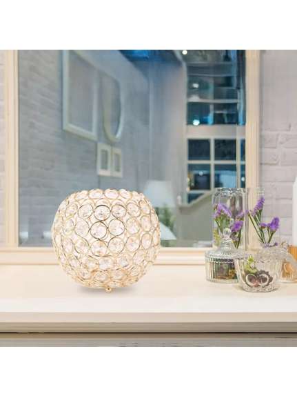 Glob Cristal Auriu – 12 cm