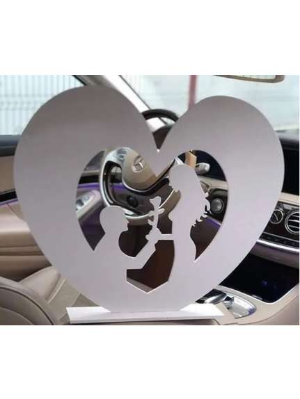 Decor Inima Mire si Mireasa – Inaltime 50 cm