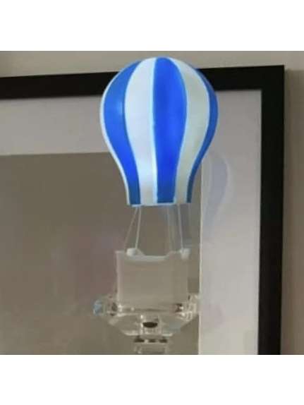 Lumânare cu LED Tip Balon cu Nacela Albastru – Cod 011