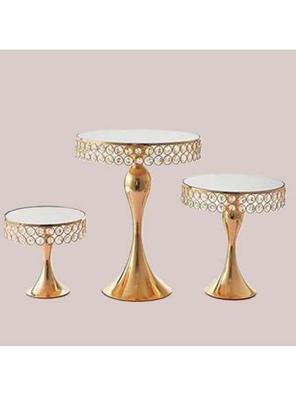 Set 3 Etajere Candy – Cod CR1811 – Auriu