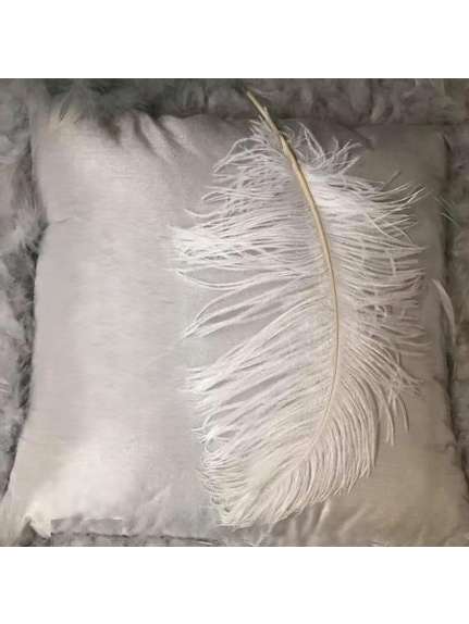 Pană Albă de Struț – 40-45 cm