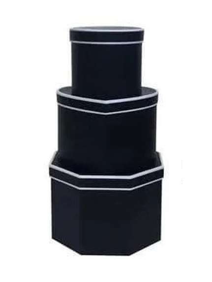 Set 3 cutii cod 7375 – Negru