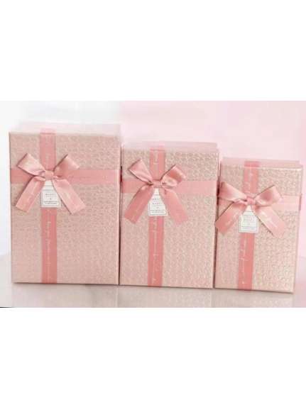 Set 3 cutii imitație piele reptilă – cod 2921, Roz