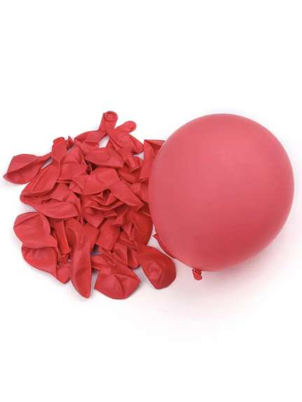 Set 100 Baloane Pastel – Roșu Watermelon – 12 inch (30 cm)