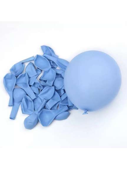 Set 200 Baloane Latex 5 inch (13 cm) – Macaron Blue
