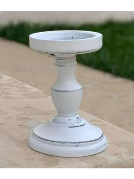Sfesnic lemn 6306 Alb 20 cm
