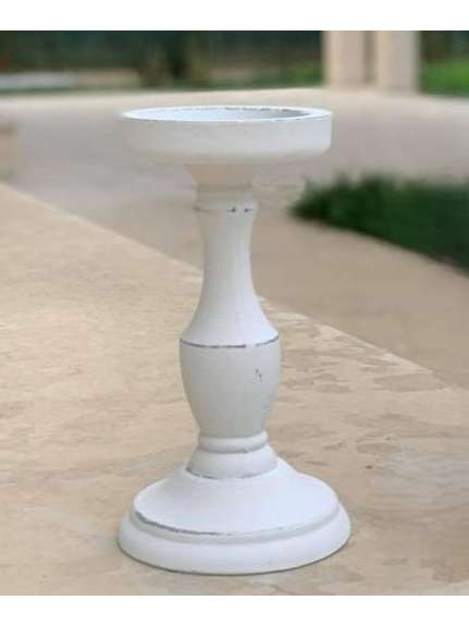 Sfesnic lemn 6307 Alb 30 cm
