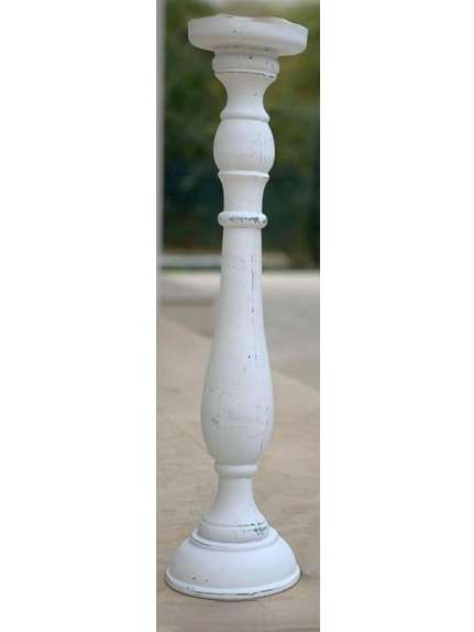 Sfesnic lemn 6294 Alb 48 cm