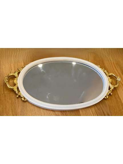 Tava Rasina Mica – Alb/Auriu – Cod 6217