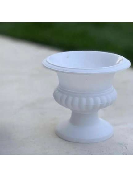 Vază Roma Mică – Cod 6264, Alb