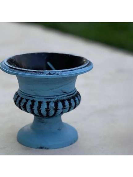 Vază Roma Mică – Cod 6264, Albastru Antichizat