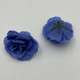 Cap trandafir decorativ 7 cm ALBASTRU INCHIS – Cod 6018