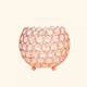 Glob decorativ Cristal Rose Gold – 10 cm