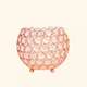 Glob decorativ Cristal Rose Gold – 15 cm