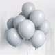 Set 100 Baloane Pastel 10 Inch (26 cm) – Gri