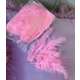 Set 100 Pene pentru Baloane Roz Pal