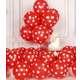 Set 100 Baloane 10 Inch (26 cm) cu Buline – Roșu