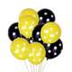 Set 100 Baloane 10 Inch (26 cm) – Galben cu Buline